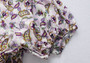 Summer New Floral Batch Printing Micro-Elastic Suqure Neck Puff Sleeves Smocked Swing Stylish Holiday Midi Dress