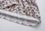 Summer New Floral Batch Printing Micro-Elastic Suqure Neck Puff Sleeves Smocked Swing Stylish Holiday Midi Dress
