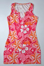 Summer New Flower Batch Printing Stretch Sexy Bodycon Mini Dress