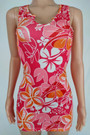 Summer New Flower Batch Printing Stretch Sexy Bodycon Mini Dress