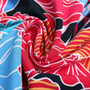 Summer New Off The Shoulder Flower Batch Printing Stretch Slit Midi Dress #2#