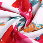 Summer New Off The Shoulder Flower Batch Printing Stretch Slit Midi Dress