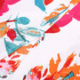 Summer New Off The Shoulder Flower Batch Printing Stretch Slit Midi Dress