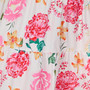Summer New Plus Size Floral Batch Printing V-Neck Tie-Waist Ruffle Shirring Swing Stylish Retro Midi Dress(With Belt)