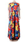 Summer New Stylish Batch Printing Inelastic Off-Shoulder Loose Plus Size Casual Maxi Dress