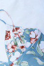 Summer New Stylish Batch Printing Sling Backless Stretch High Slit Sexy Midi Dress