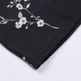 Summer New Stylish Floral Batch Printing Lace-Up Puffed Sleeve Square Neckline Inelastic Satin Slit Zip-Up Casual Midi Dress