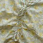 Summer New Stylish Inelastic Flower Batch Printing V-Neck Drawstring Split Three-Quarter Sleeves Casual Midi Dress