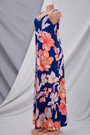 Summer New Stylish Multicolor Batch Printing Sleeveless Sling Stretch Pocket Plus Size Loose Casual Maxi Dress