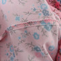 Summer New Stylish Stretch Floral Batch Printing Sling Lace-Up Ruffle Backless Casual Mini Dress