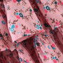 Summer New Stylish Stretch Floral Batch Printing Sling Lace-Up Ruffle Backless Casual Mini Dress