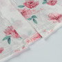 Summer New Velvet Rose Batch Printing Slit Sling Lace-Up Back Slim Stretch Midi Dress