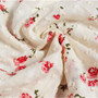 Summer Plus Size Floral Printing Inelastic Tie-Shoulder Drawstring Hollow Sexy Stylish Midi Dress