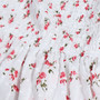 Summer Plus Size Floral Printing Inelastic Tube Top Thigh-Slit Stylish Midi Dress