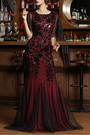 Xl-3Xl Plus Size New Stylish Sequin Mesh Patchwork Stretch Elegant Maix Evening Dress(With Lining) Elegant&Ol Dresses