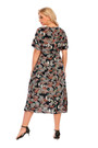Xl-5Xl Plus Size Summer New Stylish Inelastic Batch Printing V-Neck Short Sleeves Loose Casual Midi Dress