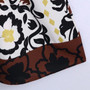 Xs-L Spring New Stylish Inelastic Flower Batch Printing Long Sleeves Lace-Up V-Neck Loose Casual Maxi Dress