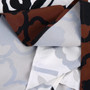 Xs-L Spring New Stylish Inelastic Flower Batch Printing Long Sleeves Lace-Up V-Neck Loose Casual Maxi Dress