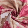 Xs-L Summer Flower Batch Printing Inelastic Padded Underwire Adjustable Straps Zip-Up Back Stylish Pastoral Style Midi Dress