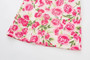 Xs-L Summer New Stylish Flower Batch Printing Sling Backless Zip-Up Inelastic Slim Sexy Mini Dress