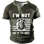 I'm Not One Of The Sheep Men's Outdoor Tactical Henley T-Shirt