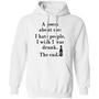 A Poem About Me I Hate People I Wish I Was Drunk Graphic Design Printed Casual Daily Basic Hoodie