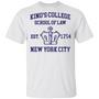 Alexander Hamilton King's College School Of Law Est 1954 New York City T-Shirt