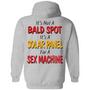 Backside It's Not A Bald Spot It's A Solar Panel For A Sex Machine Graphic Design Printed Casual Daily Basic Hoodie