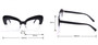One Pc New Stylish Five Colors Geometry Plastic Frame Polarized Uv Protection Sunglasses