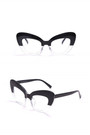 One Pc New Stylish Five Colors Geometry Plastic Frame Polarized Uv Protection Sunglasses
