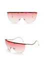 One Pc New Stylish Five Colors Metal Glasses Legs Frameless Polarized Uv Protection Sunglasses