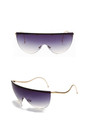 One Pc New Stylish Five Colors Metal Glasses Legs Frameless Polarized Uv Protection Sunglasses