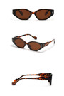 One Pc New Stylish Four Colors Geometry Plastic Small Frame Polarized Uv Protection Sunglasses