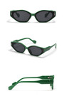 One Pc New Stylish Four Colors Geometry Plastic Small Frame Polarized Uv Protection Sunglasses