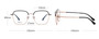 One Pc New Stylish Four Colors Square Shape Metal Frame Glasses