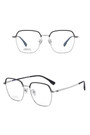 One Pc New Stylish Four Colors Square Shape Metal Frame Glasses