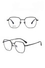 One Pc New Stylish Four Colors Square Shape Metal Frame Glasses