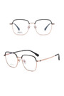 One Pc New Stylish Four Colors Square Shape Metal Frame Glasses