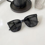 One Pc New Stylish Four Colors Square Shape Plastic Frame Uv Protection Polarized Sunglasses