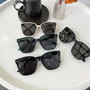 One Pc New Stylish Four Colors Square Shape Plastic Frame Uv Protection Polarized Sunglasses