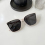 One Pc New Stylish Four Colors Square Shape Plastic Frame Uv Protection Polarized Sunglasses