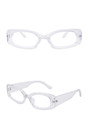 One Pc New Stylish Nine Colors Square Shape Plastic Small Frame Polarized Uv Protection Sunglasses