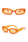 One Pc New Stylish Nine Colors Square Shape Plastic Small Frame Polarized Uv Protection Sunglasses