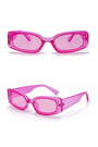 One Pc New Stylish Nine Colors Square Shape Plastic Small Frame Polarized Uv Protection Sunglasses