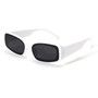 One Pc New Stylish Nine Colors Square Shape Plastic Small Frame Polarized Uv Protection Sunglasses