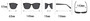 One Pc New Stylish Six Colors Hexagon Shape Metal Frame Letter Glasses Legs Polarized Uv Protection Sunglasses