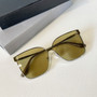 One Pc New Stylish Six Colors Square Shape Metal Frame Glasses Legs Polarized Uv Protection Sunglasses