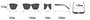 One Pc New Stylish Six Colors Square Shape Plastic Frame Legs Polarized Uv Protection Sunglasses