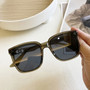 One Pc New Stylish Six Colors Square Shape Plastic Frame Legs Polarized Uv Protection Sunglasses