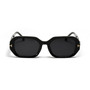 One Pc New Stylish Six Colors Square Shape Plastic Small Frame Polarized Uv Protection Sunglasses